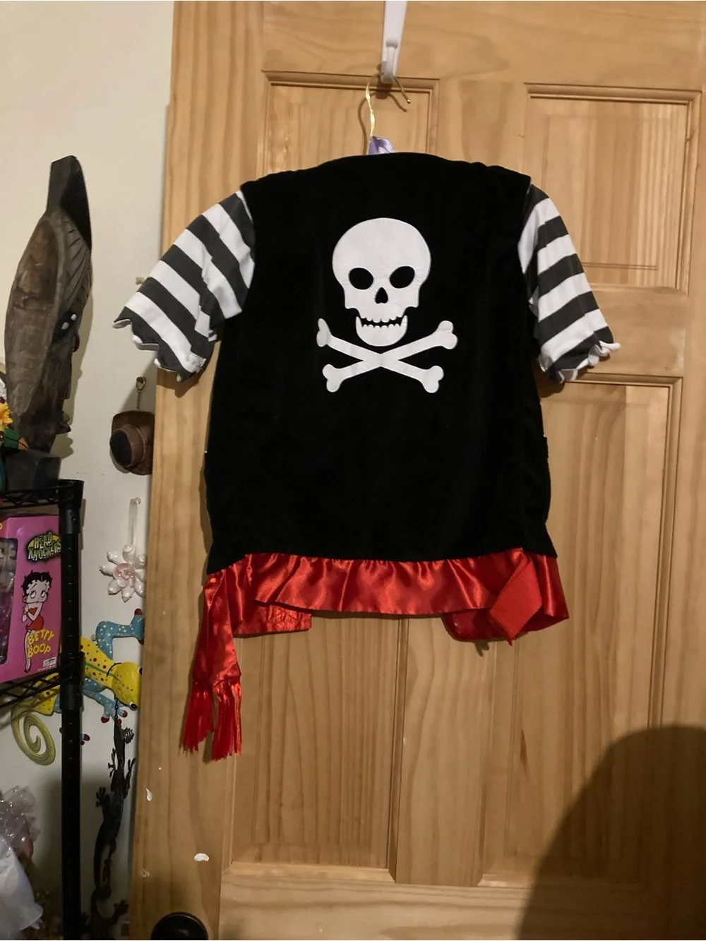 Melissa & Doug kids Pirate Costume Jacket with Hook Accessory